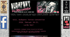 Desktop Screenshot of budapesttattooconvention.com